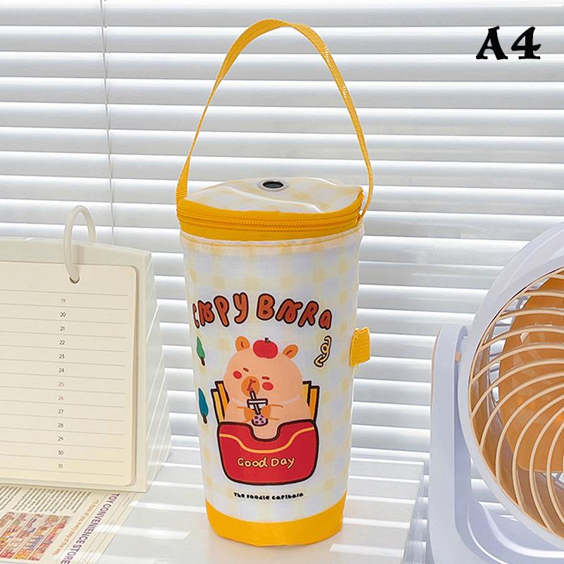 1PC Portable Milk Tea Tote Bag Heat Preservation Bag Eco-friendly Handbag Carrying Insulated Cup Cover Tumbler Cup Accessories