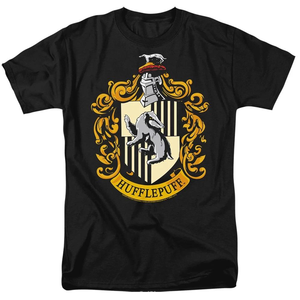 Harry Potter - Hufflepuff Crest - Adult T-Shirt L