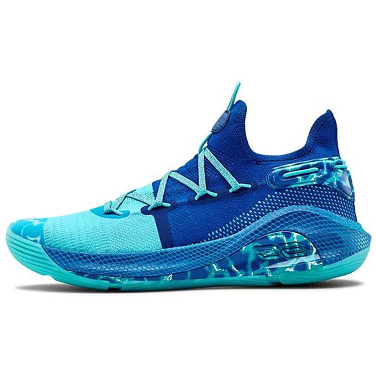

Мужские кроссовки Under Armour Curry 6 Breakthrough Синие Голубые Королевские-Синие 3022386-407