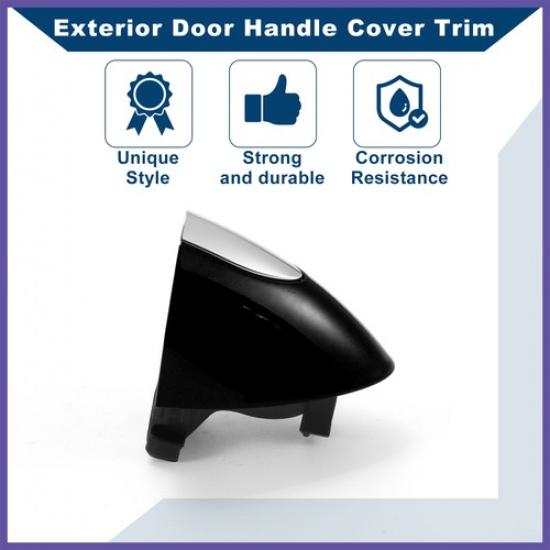 Exterior Door Handle Cover Trim for Buick LaCrosse 17-19 Black