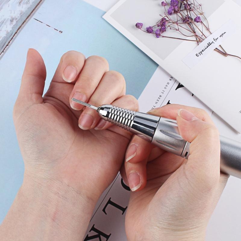 Nail Drill Bits Cuticle Electric Nail File Acrylic Nail Art Tools Gel Remover for Manicure Pedicure Accessory Home Salon