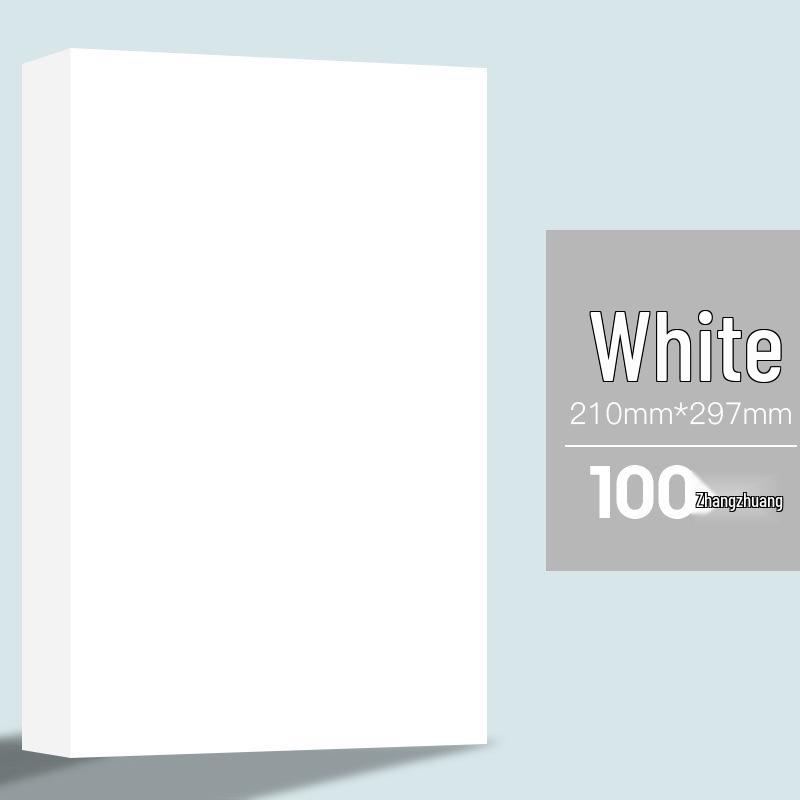 Shurong A4 White & Pink Color Paper for Printing, Copying, Origami, and Crafts.