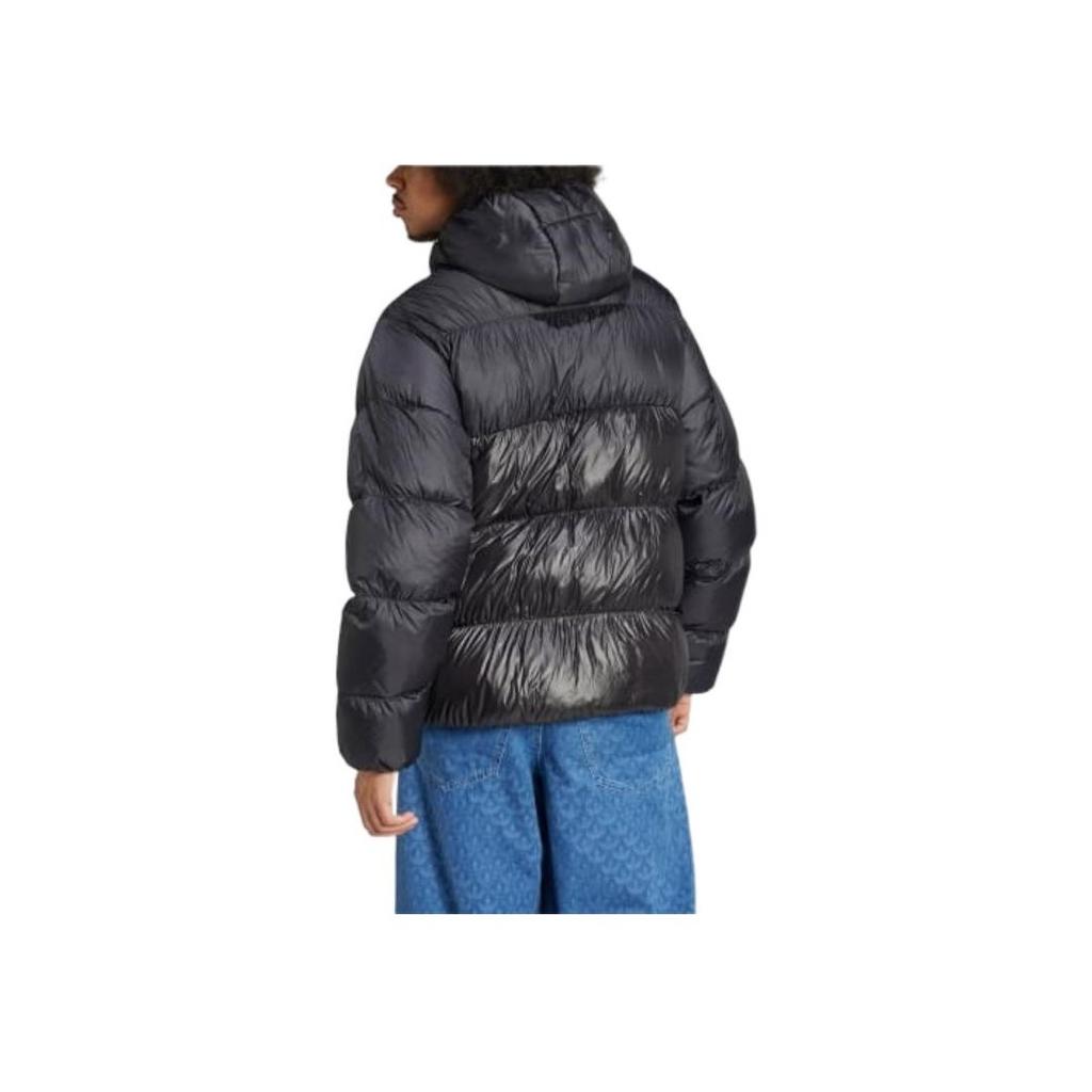 Adidas Originály Adicolor Péřová Regen Módní Bunda na Zip s Dlouhým Rukávem Pánské Bundy Černá IW3454