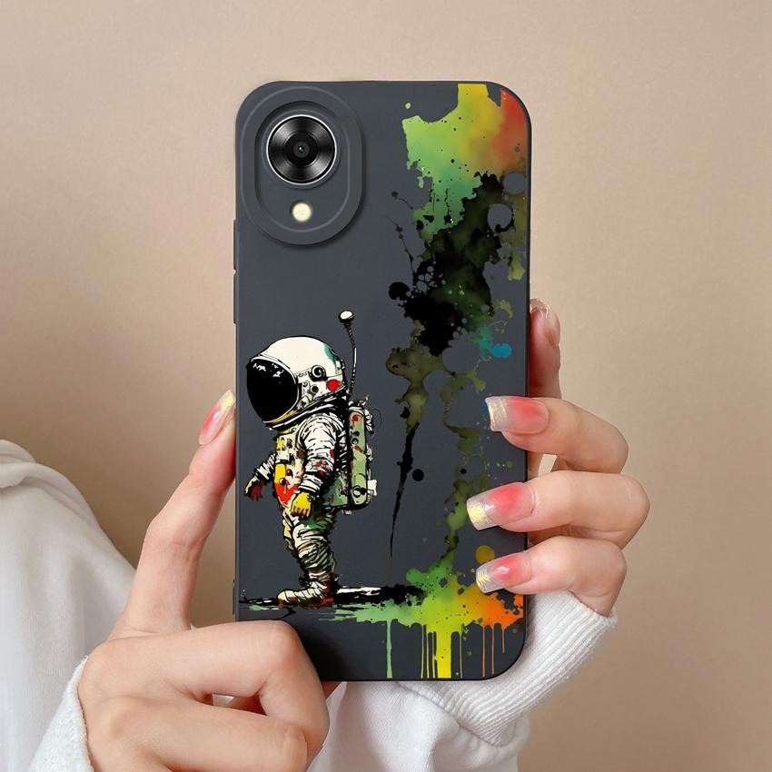 For Oppo A17k A16k A17 A16 A15 A12 A31 A33 A35 A36 A37 A52 A53s A54 A55 Phone Case Playful Boy Girl Pattern Fashion Shell For Oppo Silicone Back Cover