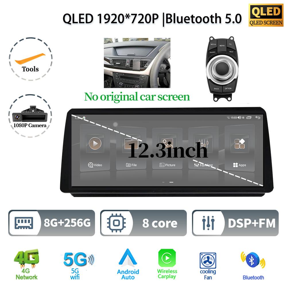 12.3" For BMW 3 Series E90 E91 E92 Android 14 Car Radio Multimedia 4G GPS Navigation Bluetooth Stereo WIFI CarPlay Touch Screen