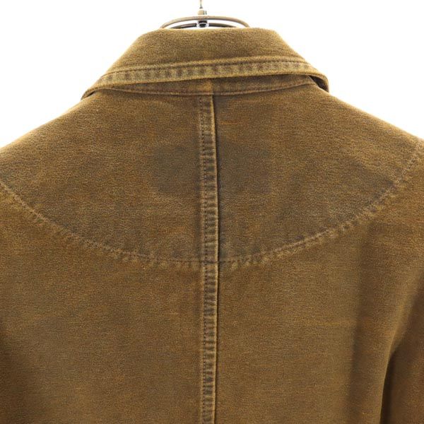HUNTING WORLD Long Sleeve Suede-like Jacket 38 Brown Women Used