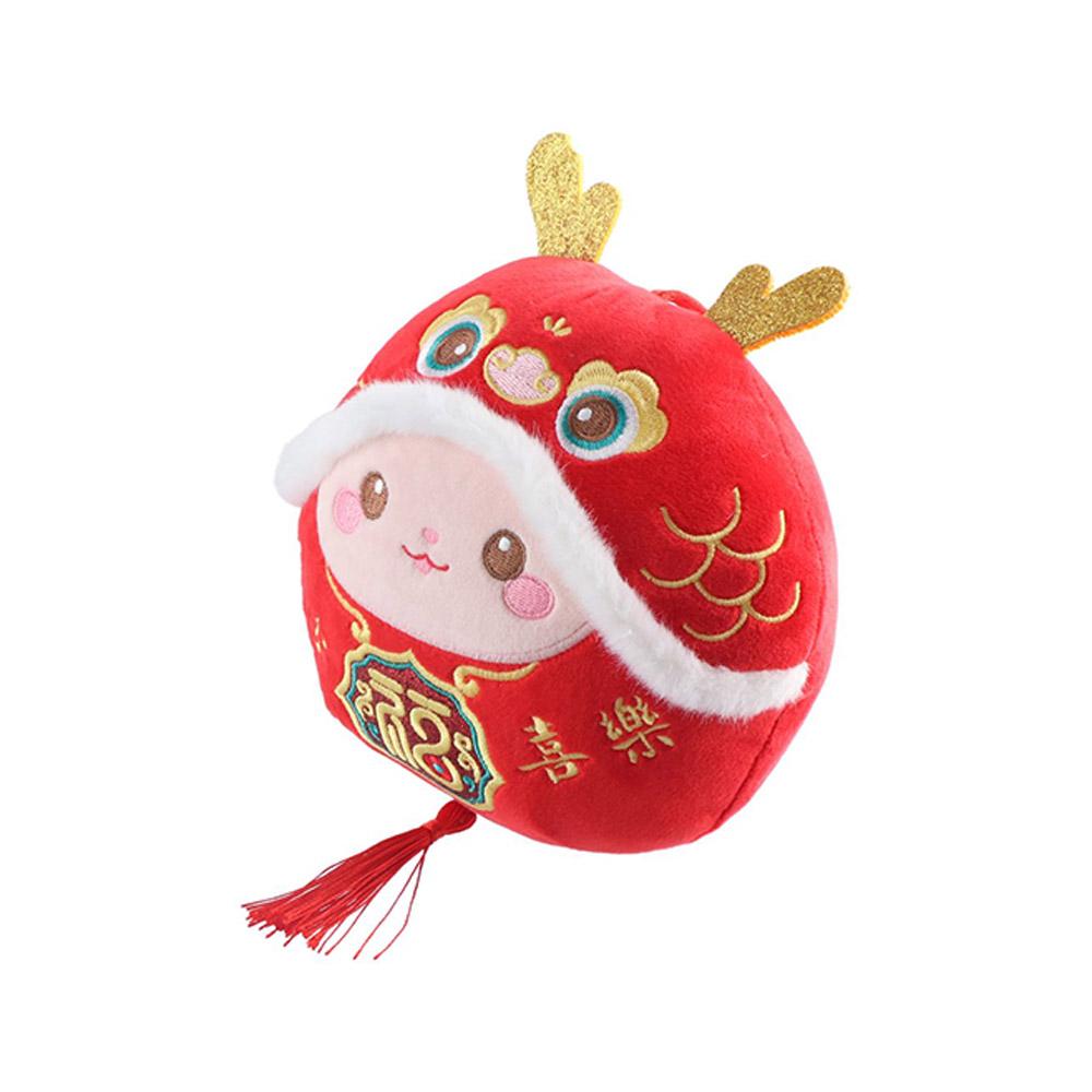 

Животное Китай Зодиак Дракон Плюшевая Игрушка Китайский Дракон Животное Кукла Кулон Новый Год