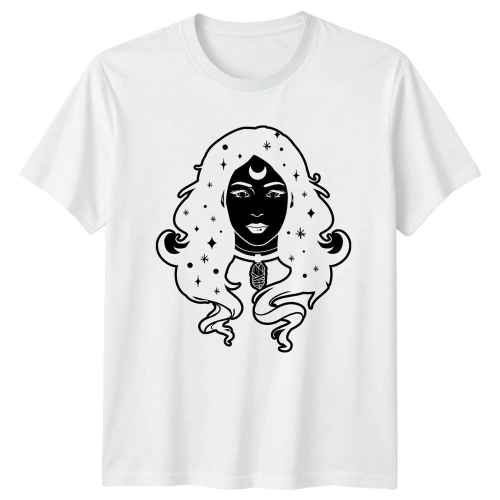 Moon Goddess TShirt Celestial Magic Tee Witchy Unisex Shirt S