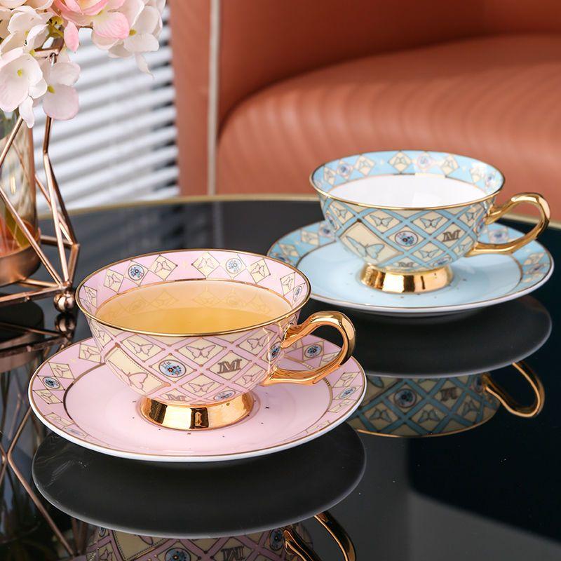 

Nordic Style Bone China Coffee High-end Ceramic Cup English Afternoon Tea Set