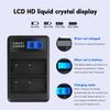 Convenient and Portable BLH1 LCD Double Slot Charger Camera Battery Charger for Olympus EM1 MARKII EM1-2 EM1 Mark 2 EM1