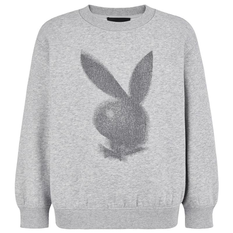 little MO&Co. Kids  Fleece Lined Parent-Child Crew Neck Sweatshirt 130