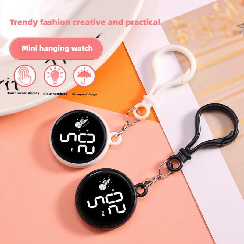 Exam Table Keychain Mirror Touch Screen 30M Waterproof Night Light Eye Protection Astronaut School Student Functional Accessory