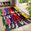 Power Rangers Team Carpet Rug Soft Washable Antislip Home Living Room Sofa Mats Personalized Christmas Rug