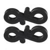 150Pcs S Shaped Hooks Sturdy   Plastic Dual Ends Multipurpose Christmas Light Clips for Party Lights Decoration