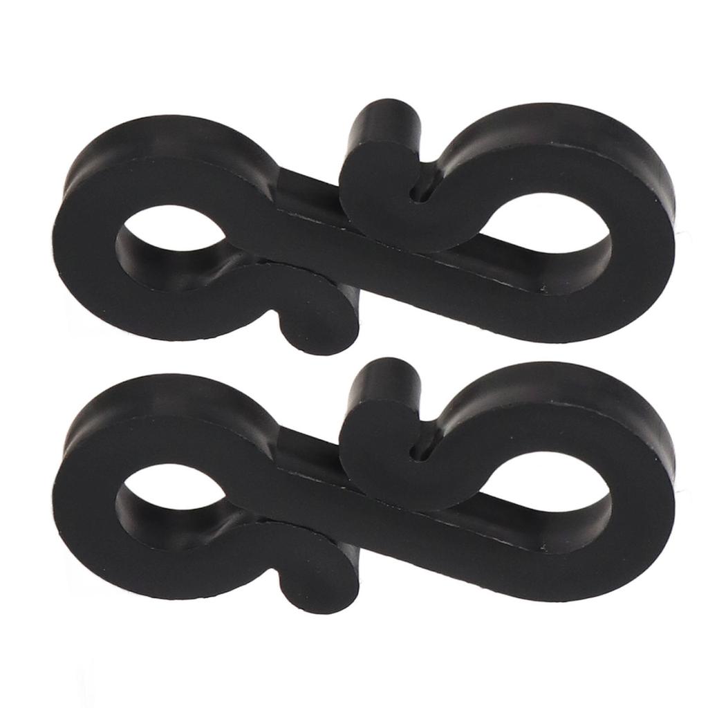 150Pcs S Shaped Hooks Sturdy Plastic Dual Ends Multipurpose Christmas Light Clips for Party Lights Decoration