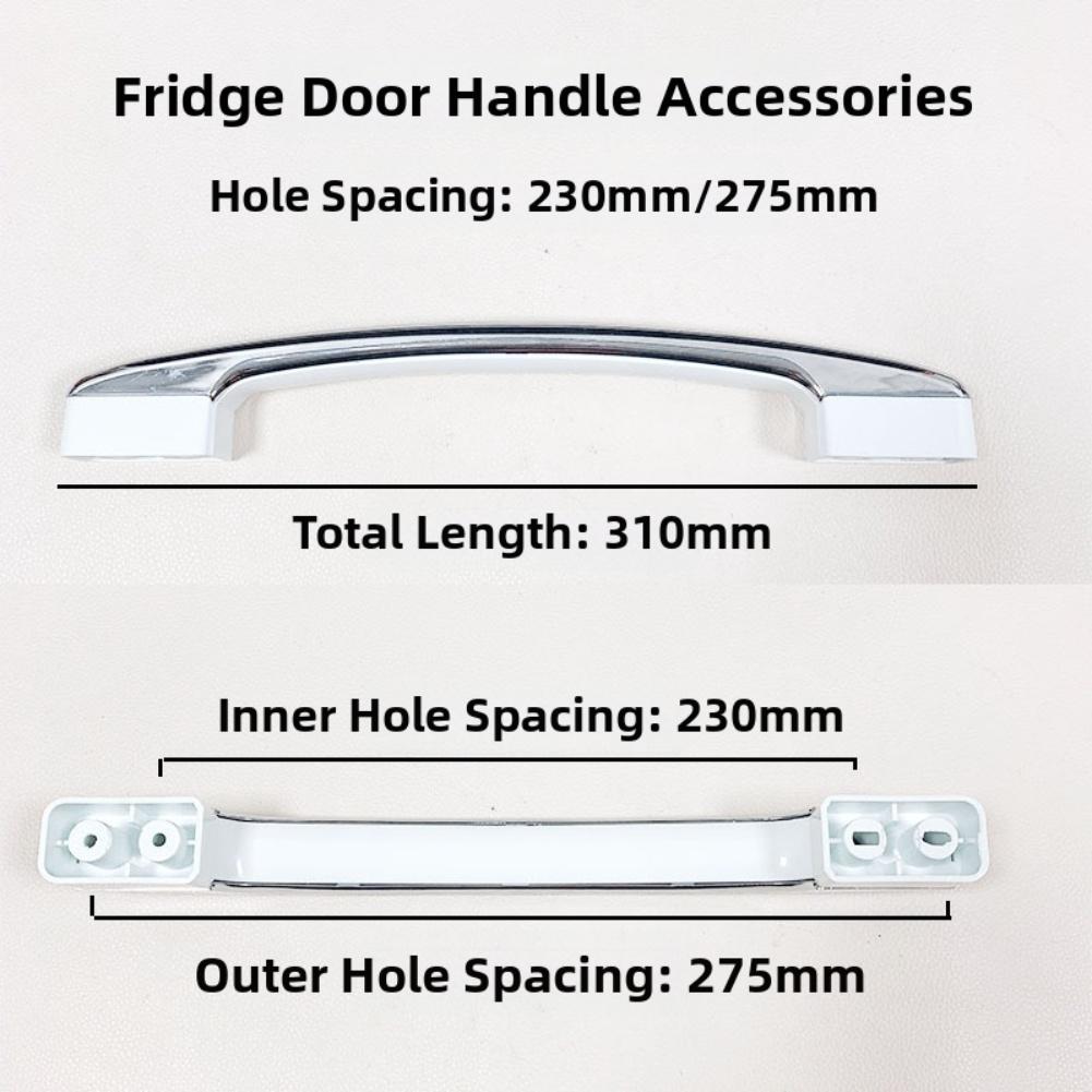 310mm Length Plastic Replacement Handle for Refrigerator Doors Compatible with Various Refrigerator and Display Cabinet Models