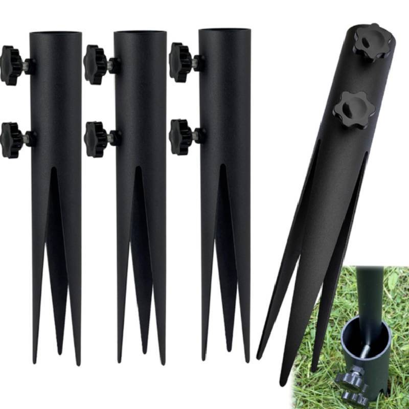 Steel Solar Lawn Stake With Flame Pattern For Garden And Yard Decor