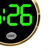 Car Dashboard Time Display Electronic Clock for Vehicles Touch Activated Round Accessory