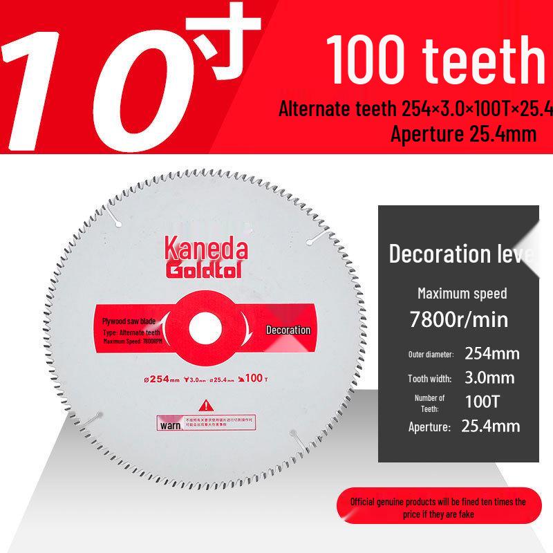 Jindian 4" & 10" Woodworking Saw Blades for Handheld Circular Saws & Angle Grinders