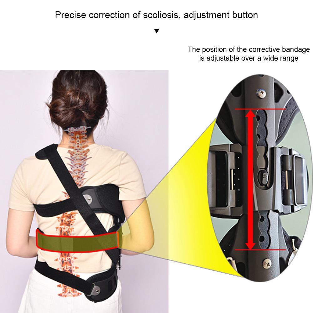 Dispozitiv de Corecție Scolioză pentru Corectarea Scoliozei Umăr Înalt Jos Fixare Scolioză Lombar Copii Suport Spate