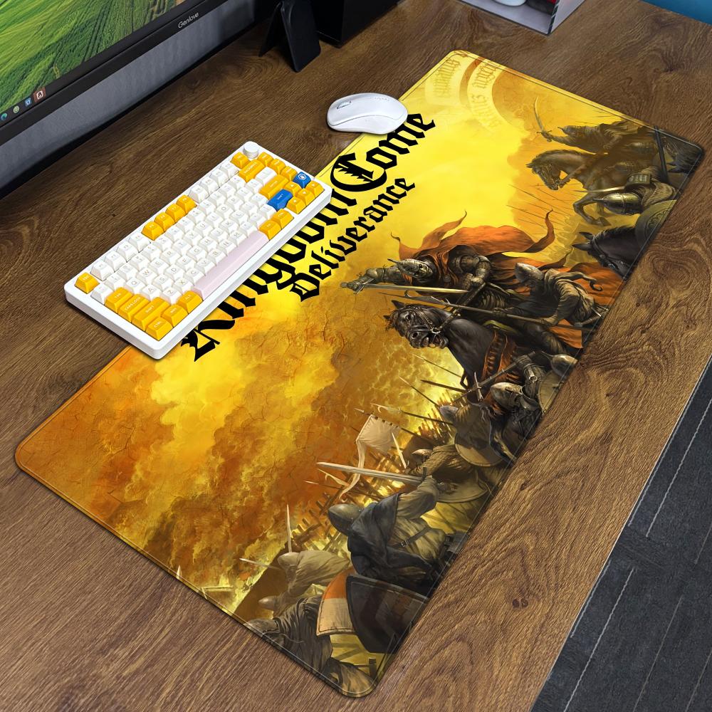 KKingdom Come Deliverance II Mouse Pad XXL Computer Accessories Large Keyboard Laptop Table Pad The New Product Gamer Gaming