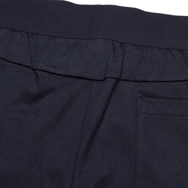 Fila Solid Color Logo Mid-Rise Tapered Knit Sports Pants Men Bottoms Legendary-Blue F51M419616A-NV