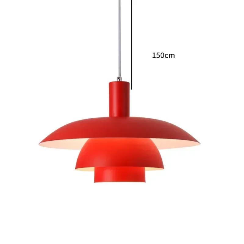 Danish Design Pendant Light High Quality Led Hanging Lamp for Living Room Kitchen Dining Table Chandelier Colorful Droplight