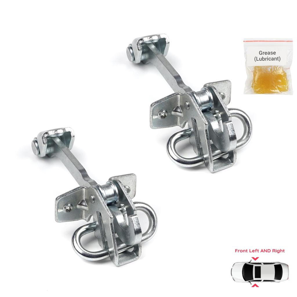 BDP721-1 2 Pieces Front Left AND Right Door Hinge Stop Check Strap Limiter for Vauxhall Opel Corsa C X01 Combo C Tigra B TwinTop 160256