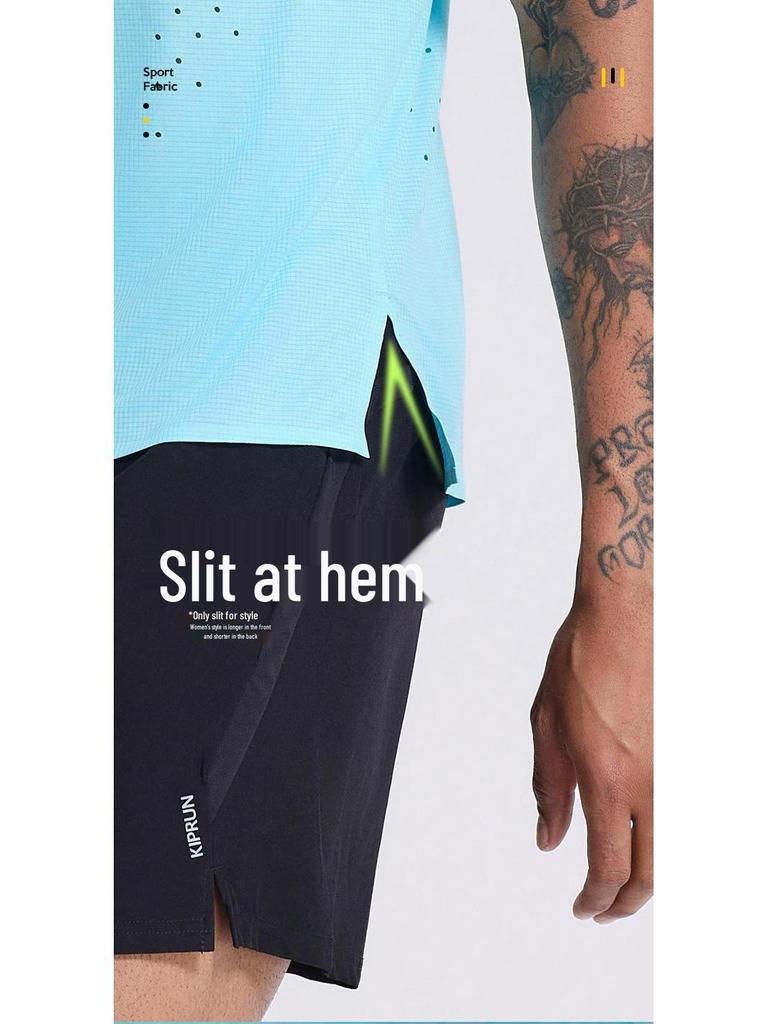 Marathon Schnelltrocknendes Mesh-Shirt für Männer & Frauen - Leichte Sportweste für Laufen & Trailtraining