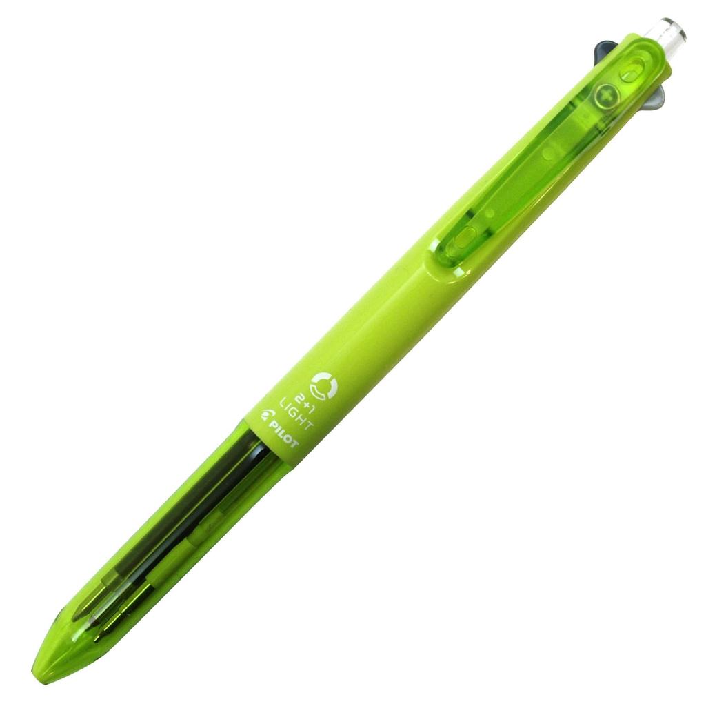 Pilot Ballpoint Pen Light Soft Green Multi-Function 2+1 BKHL-30R-SG