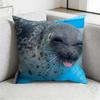 Seal Sea Cute pillow cover living room sofa cushion cover bedroom room bed pillow cover home decoration