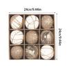 Christmas Ball Ornaments Set Multi Styles Not Easy To Deform Lightweight Ball Suitable for Holiday Wedding Party
