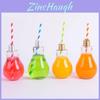 Versatile Glass Transparent Light Bulb Drink Bottle With Solar Copper Wire Lights
