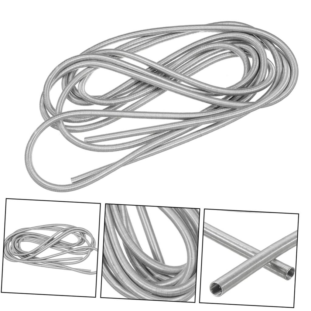 Beatifufu Brake Line Protection Tube Stainless Steel Brake Pipe Pipeline