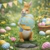 DIY Resin Rabbit Decoration Resin Easter Bunny Ornament Easter Bunny Figurine  Lifelike Rabbit