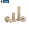 GUWANJI PEEK Nylon Cross Recessed Pan Head Machine Screws