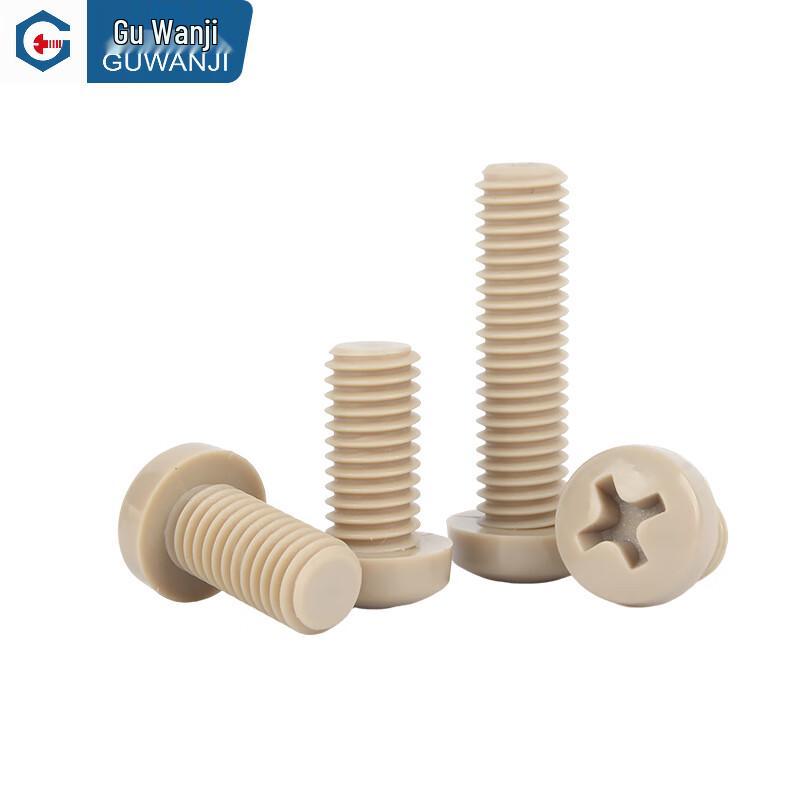 GUWANJI PEEK Nylon Cross Recessed Pan Head Machine Screws