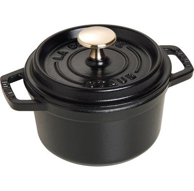 Cocotte Zwilling Staub, Round, 14 Cm, Black, 800 Ml (40509-476-0)