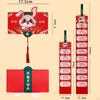 Roter Umschlag Cartoon Geldtasche Jahr Chinesisch für Geschäftsanlässe