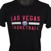 Las Vegas Basketball T Shirt Mens Size Small Black Nothing But Net NBT