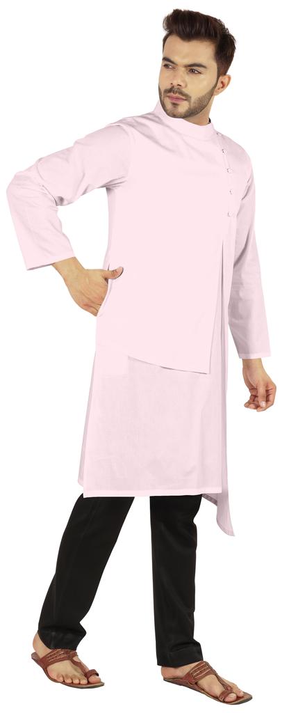 Atasi Indian Designer Kurta For Mens Party Wear Solid Color Ethnic Long
