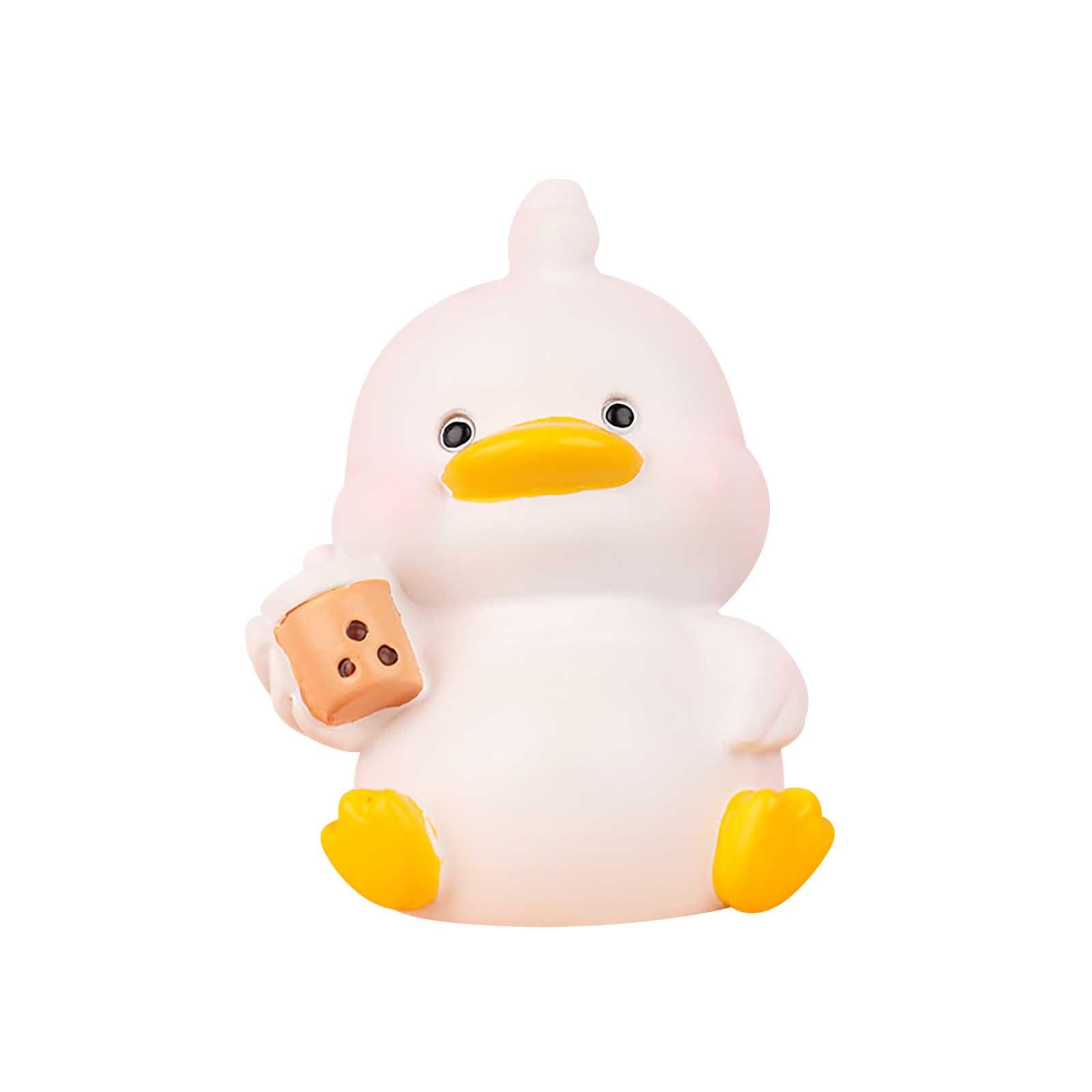 Resin Creative Little Yellow Ornaments Ornaments Cartoon Children CCar Cute Ornaments Gifts Ducks Giant Christmas Ornament One Size