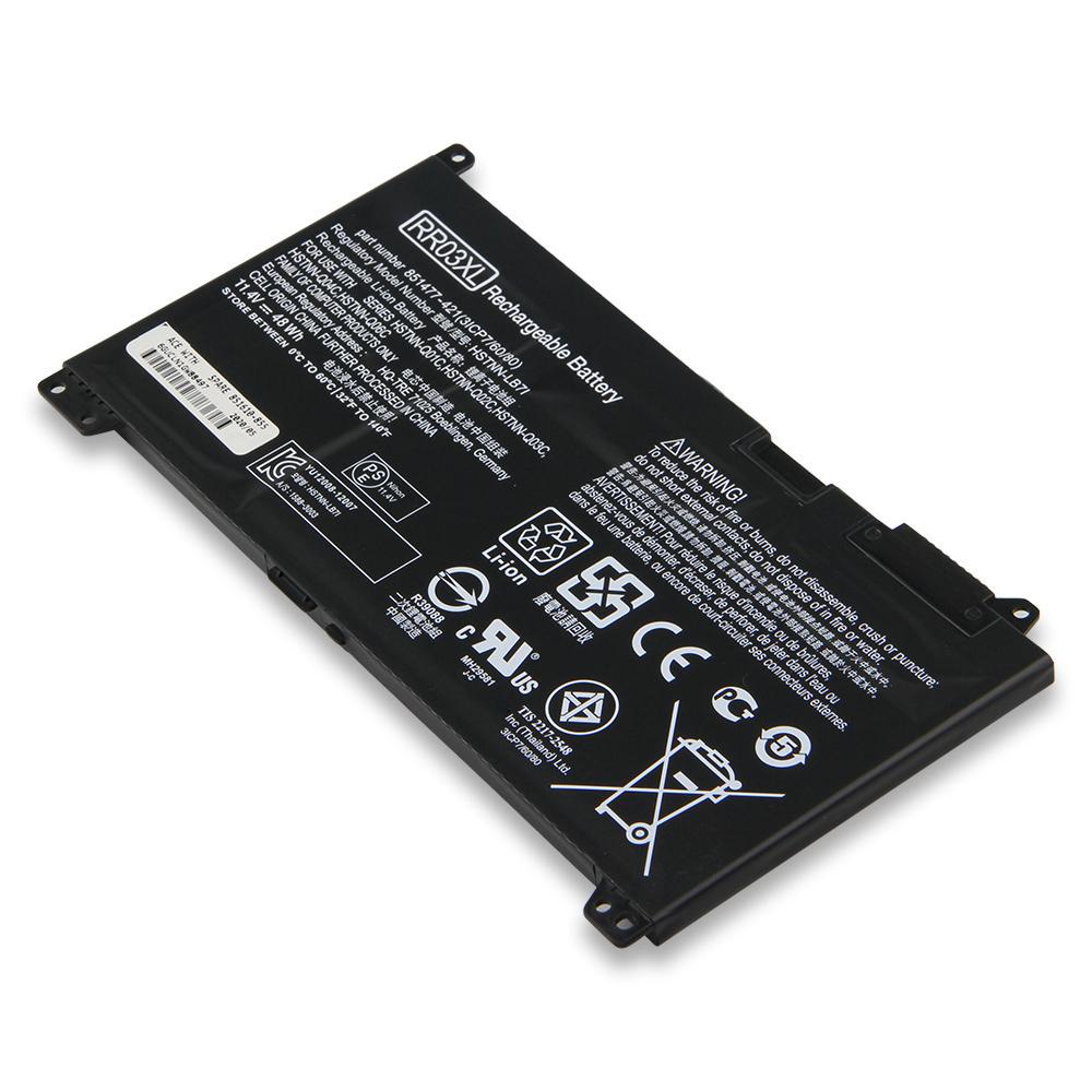 Replacement Laptop Battery RR03XL HSTNN-LB7I For HP HSTNN-Q01C HSTNN-Q02C HSTNN-Q03C HSTNN-Q04C HSTNN-Q06C 48Wh