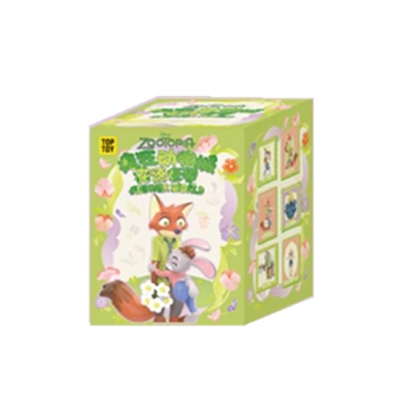 

Toptoy Zootopia Flower World Series Blind Box Hand Do Judy Fox Decoration Tabletop Decoration Give Friend Surprise Gifts