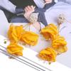 Temperament Yarn Flower Earrings Light Luxury Big Flower Stud Earrings  Jewelry Gifts