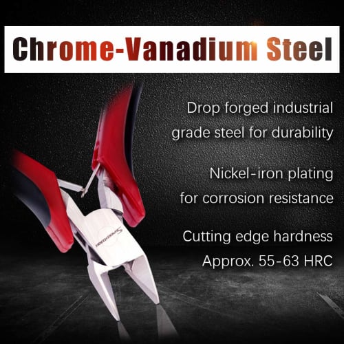 SPEEDWOX Mini Plastic Nippers, Gate Cutting, Convenient for Tight Spaces, Cuts Hard Resin and Plastic Models, CR-V Steel, Micro, Compact, Lightweight,