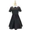 Costume Cosplay Mercoledì Famiglia Addams Protagonista Femminile con la Stessa Uniforme Scolastica