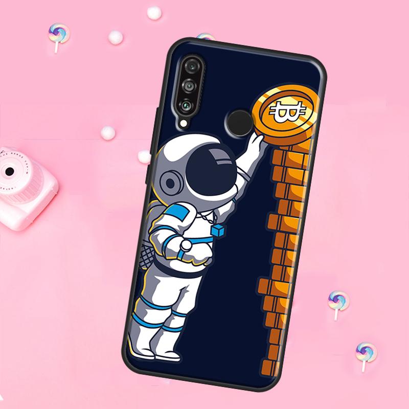 Bitcoin Coins Funny For Huawei Nova 12s 12i 8i 11i 9 10 SE Y60 Y70 Y90 Y72 Y73 Y61 Y91 P60 Pro P30 P40 Lite Case