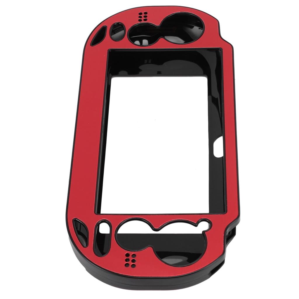 Game Console Protective Case Waterproof Shockproof Metal Console Case Cover for Vita 1000 PSV 1000 Red