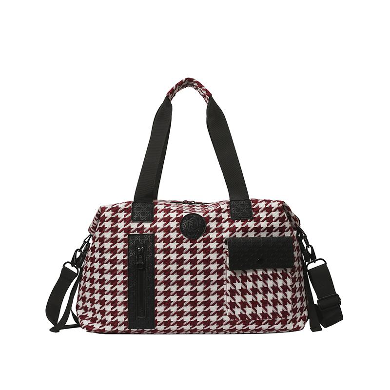 

Сумка для поездок на короткие расстояния большой вместимости, дорожная сумка для поездок на работу, легкая сумка для хранения, багажная сумка, женская спортивная сумка для йоги, сумка для спортзала красный